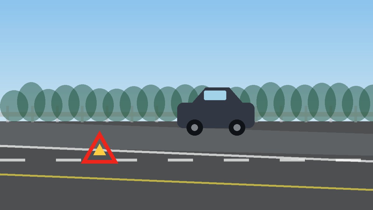 揭阳道路故障安全等待现场图